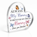 Special Nanny Gift From Granddaughter Grandson Forever My Friend Special Nanny Gift From Granddaughter Grandson Forever My Friend