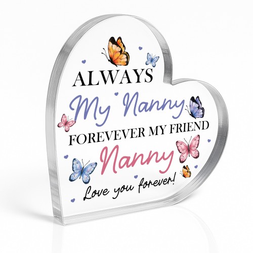 Special Nanny Gift From Granddaughter Grandson Forever My Friend Special Nanny Gift From Granddaughter Grandson Forever My Friend