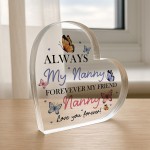 Special Nanny Gift From Granddaughter Grandson Forever My Friend Special Nanny Gift From Granddaughter Grandson Forever My Friend