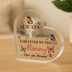 Special Nanny Gift From Granddaughter Grandson Forever My Friend Special Nanny Gift From Granddaughter Grandson Forever My Friend