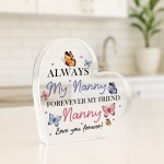 Special Nanny Gift From Granddaughter Grandson Forever My Friend Special Nanny Gift From Granddaughter Grandson Forever My Friend