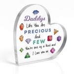 Special Gift For Daddy Precious And Few Plaque Gift For Him