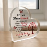 Best Friend Gifts For Birthday Christmas DEAR FRIEND I LOVE YOU