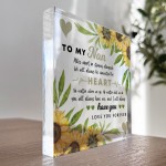 Gifts For Nan For Birthday Christmas Connected By Heart Plaque