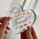 Friendship Gifts For Birthday Christmas I Am So Lucky Gift