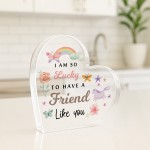 Friendship Gifts For Birthday Christmas I Am So Lucky Gift