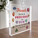 Gift For Best Friend Precious And Few Plaque Special Gift Gift For Best Friend Precious And Few Plaque Special Gift