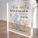 Adorable Gifts for Grandma Acrylic Plaque Grandma Presents Adorable Gifts for Grandma Acrylic Plaque Grandma Presents