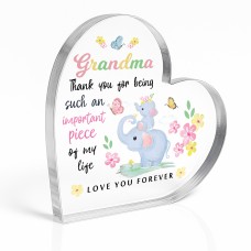Gifts for Grandma Acrylic Plaque Adorable Grandma Presents