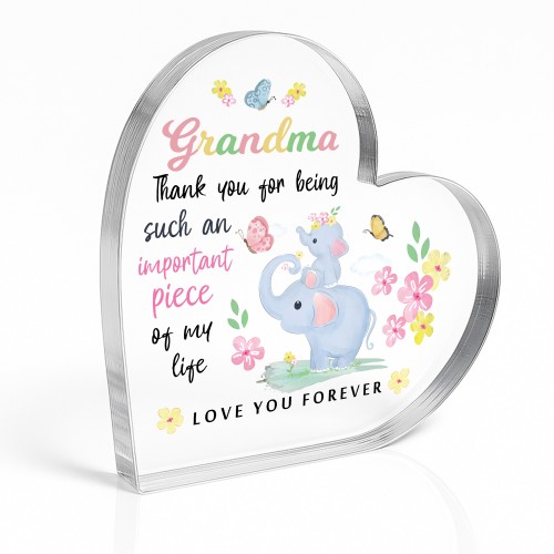 Gifts for Grandma Acrylic Plaque Adorable Grandma Presents Gifts for Grandma Acrylic Plaque Adorable Grandma Presents