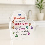 Grandma Gifts Precious And Few Plaque Special Gift For Her