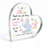 Gifts for Nan Acrylic Plaque Adorable Nan Presents for Birthday