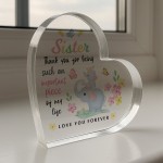 Adorable Gifts for Sister Acrylic Plaque Sister Presents