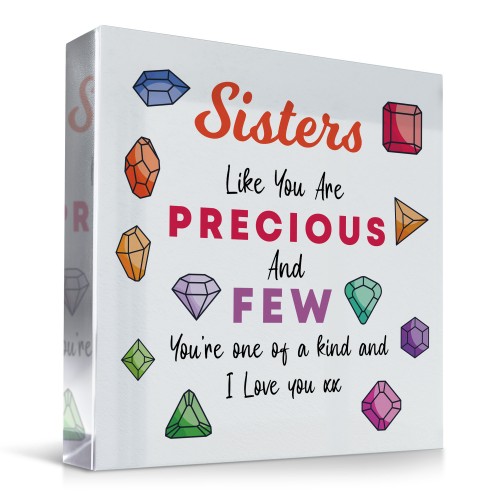 Sister Gifts Precious And Few Plaque Special Gift For Her Sister