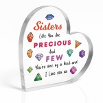 Gift For Sister Precious And Few Plaque Special Gift For Her