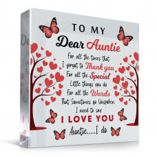 To My Dear Auntie Gift For Christmas Birthday Thank You Gift