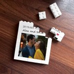 Personalised 20th Anniversary Photo Block Gift for Husband Wife