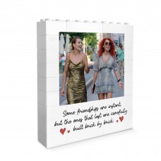 Custom Photo Puzzle For Best Friend Friendship Building Block