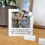 Custom Photo Puzzle For Best Friend Friendship Building Block