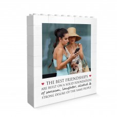 Gift for Friend Bestie BFF Friendship Gift Personalised Block