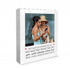 Personalised Friendship Gift Brick Photo Block Gift for Friend