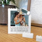 Personalised Friendship Gift Brick Photo Block Gift for Friend