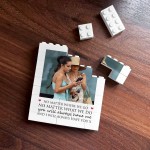 Personalised Friendship Gift Brick Photo Block Gift for Friend