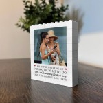 Personalised Friendship Gift Brick Photo Block Gift for Friend