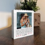 Personalised Gift For Friend Photo Building Block Puzzle Gift