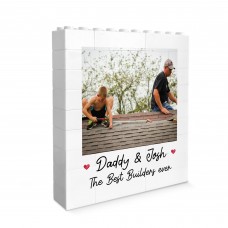 Personalised Daddy Gift From Son Brick Photo Block Gift for Dadd