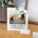 Personalised Daddy Gift From Son Brick Photo Block Gift for Dadd Personalised Daddy Gift From Son Brick Photo Block Gift for Dadd