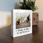 Personalised Daddy Gift From Son Brick Photo Block Gift for Dadd Personalised Daddy Gift From Son Brick Photo Block Gift for Dadd