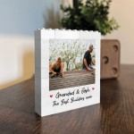 Personalised Grandad Gift Brick Photo Block Gift for Grandad