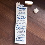 Brother Building Block Gift For Him Brother Birthday Gift