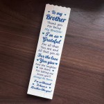 Brother Building Block Gift For Him Brother Birthday Gift