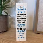 Brother Gift Brother Puzzle Plaque Building Block Gift For Him