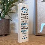 Brother Gift Brother Puzzle Plaque Building Block Gift For Him