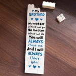 Brother Gift Brother Puzzle Plaque Building Block Gift For Him