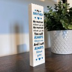 Brother Gift Brother Puzzle Plaque Building Block Gift For Him