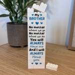 Brother Gift Brother Puzzle Plaque Building Block Gift For Him