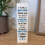 Gift For Brother Puzzle Plaque Building Block Gift For Him