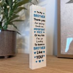Gift For Brother Puzzle Plaque Building Block Gift For Him