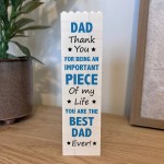 Gift For Dad Puzzle Plaque Building Block Gift For Him Dad Gift For Dad Puzzle Plaque Building Block Gift For Him Dad
