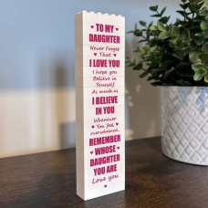 To My Daughter Gift Building Block Gift For Her Daughter
