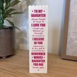 To My Daughter Gift Building Block Gift For Her Daughter