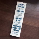 To My Son Gift Building Block Gift For Him Son Birthday To My Son Gift Building Block Gift For Him Son Birthday