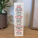 Gift For Sister Building Block Gift For Her Sister Birthday