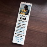 Dad Gift Thank You Gift For Him Dad Plaque Personalised Block
