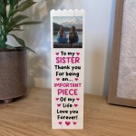 Personalised To My Sister Gift Thank You Gift For Her Sister Personalised To My Sister Gift Thank You Gift For Her Sister