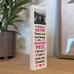 Personalised To My Sister Gift Thank You Gift For Her Sister Personalised To My Sister Gift Thank You Gift For Her Sister